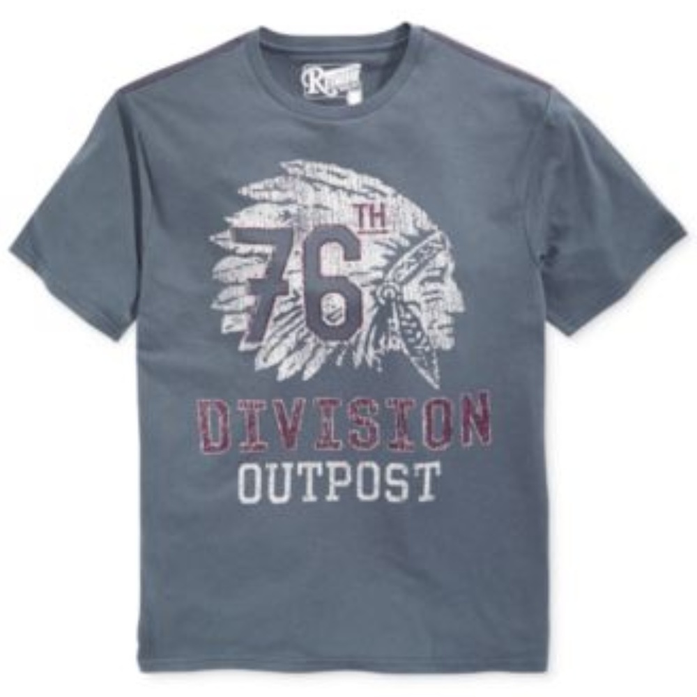 RETROFIT DIVISION GRAPHIC T-SHIRT BLUE ONYX
